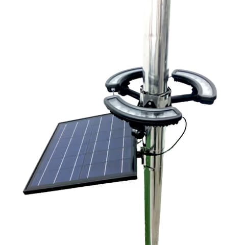 1980lm Solar LED Flag Pole Light for Outdoor Illumination