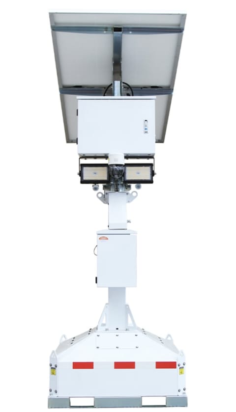 Mini Solar Powered Light Tower