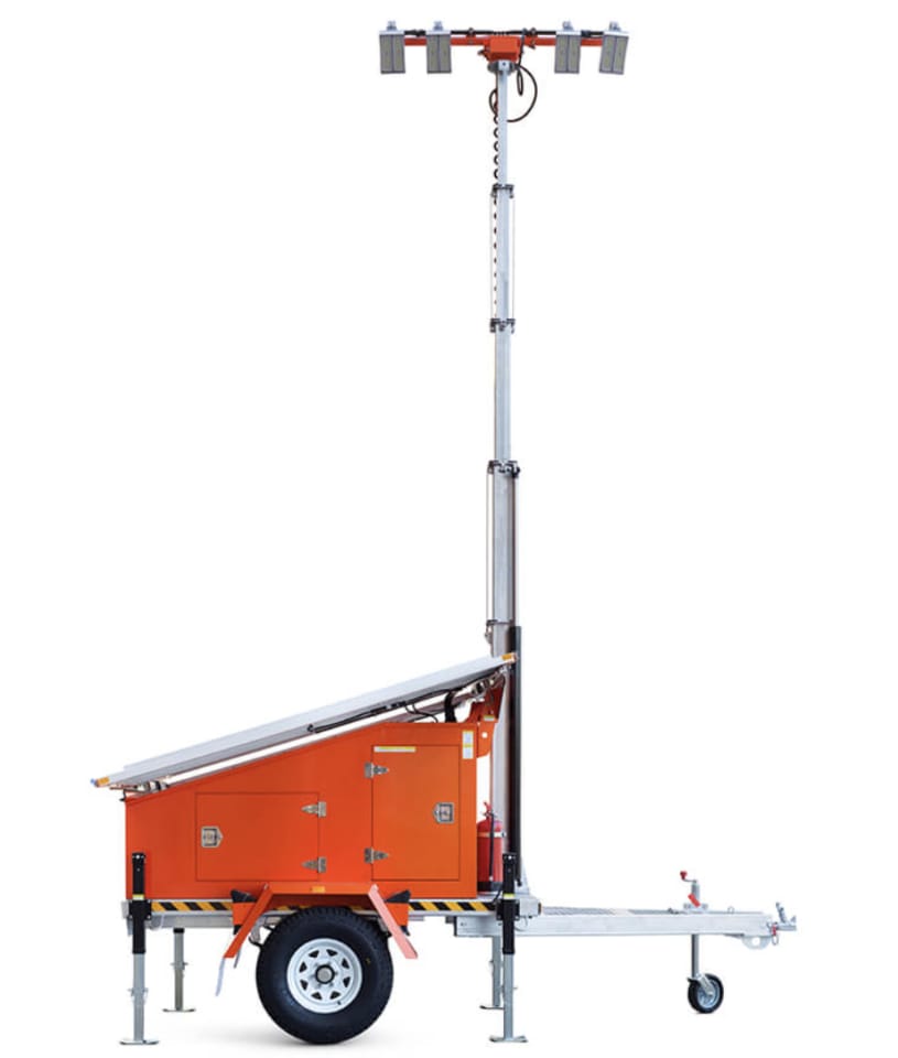 Mega600 Solar Hybrid Light Tower