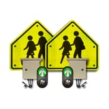 24" Push Button LED Flashing School Crossing System — view 2 of 2