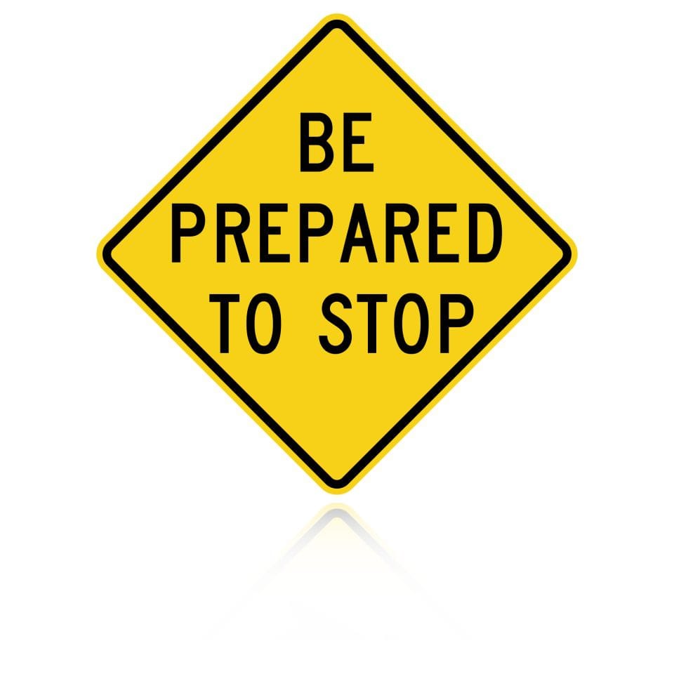 MUTCD W3-4 Be Prepared to Stop