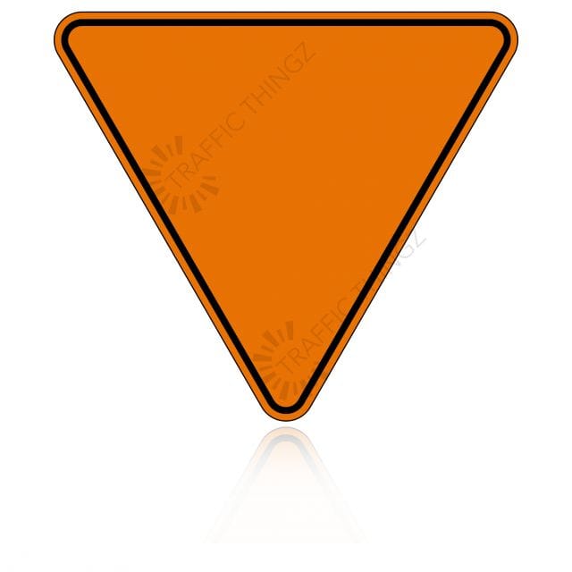Custom Triangle Shape Sign