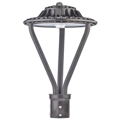 Adjustable Wattage AC Powered Pole Top Area Light with Adjustable Kelvin — 30-75W