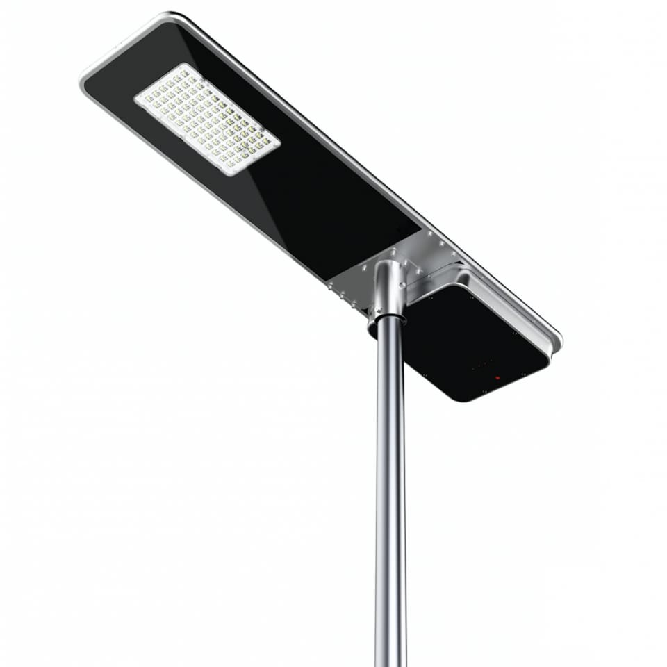 100W Solar Powered Parking Lot and Street Light