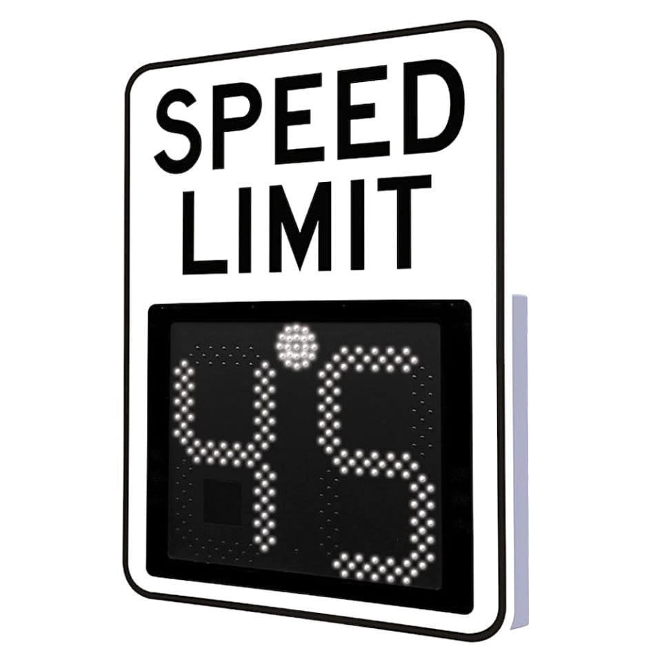 Solar Powered Variable Speed Limit Driver Feedback Sign - SP550