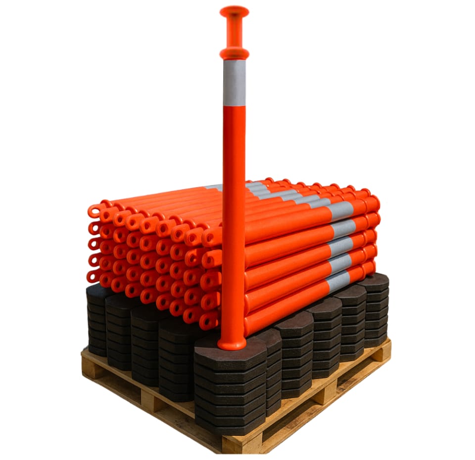 Bulk Pallet Pricing 45" H Traffic Safety Delineator in Traffic Safety