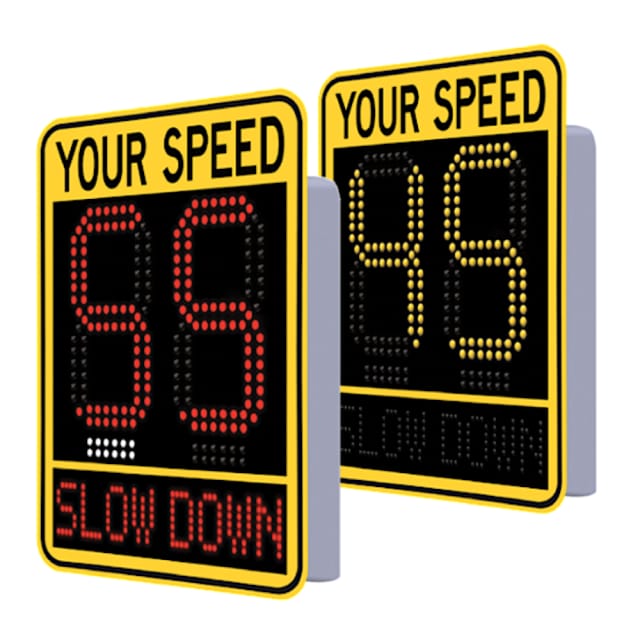 Solar LED Radar Speed Sign - EV15