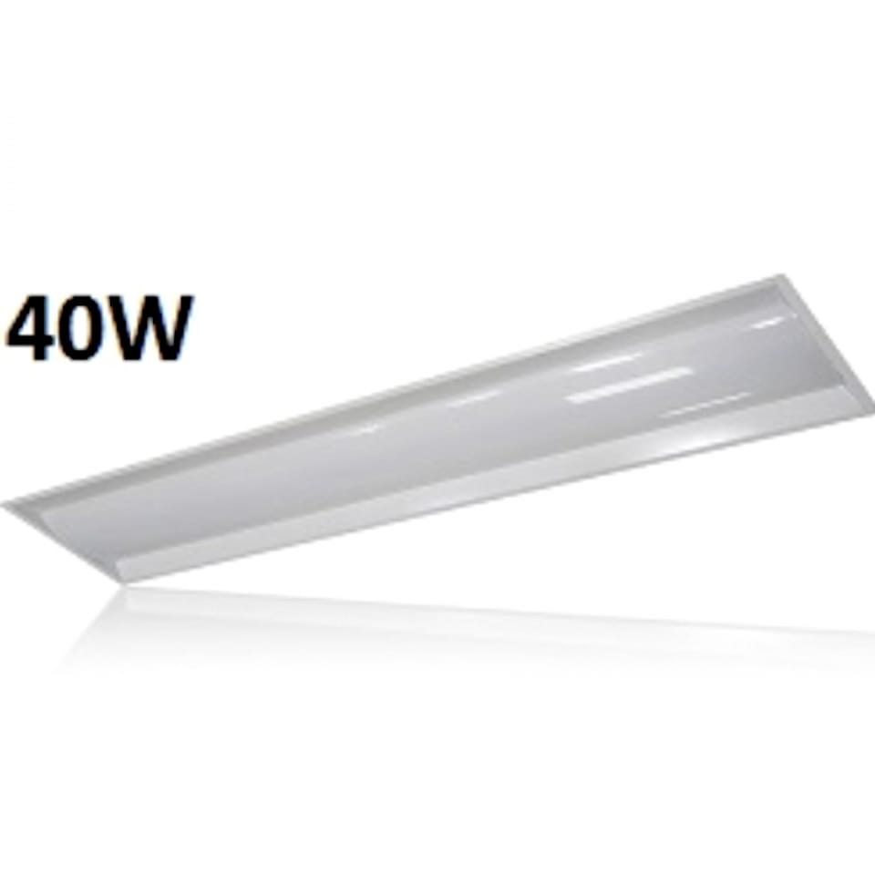 40W 1'x4' LED Troffer Light for Commercial Use