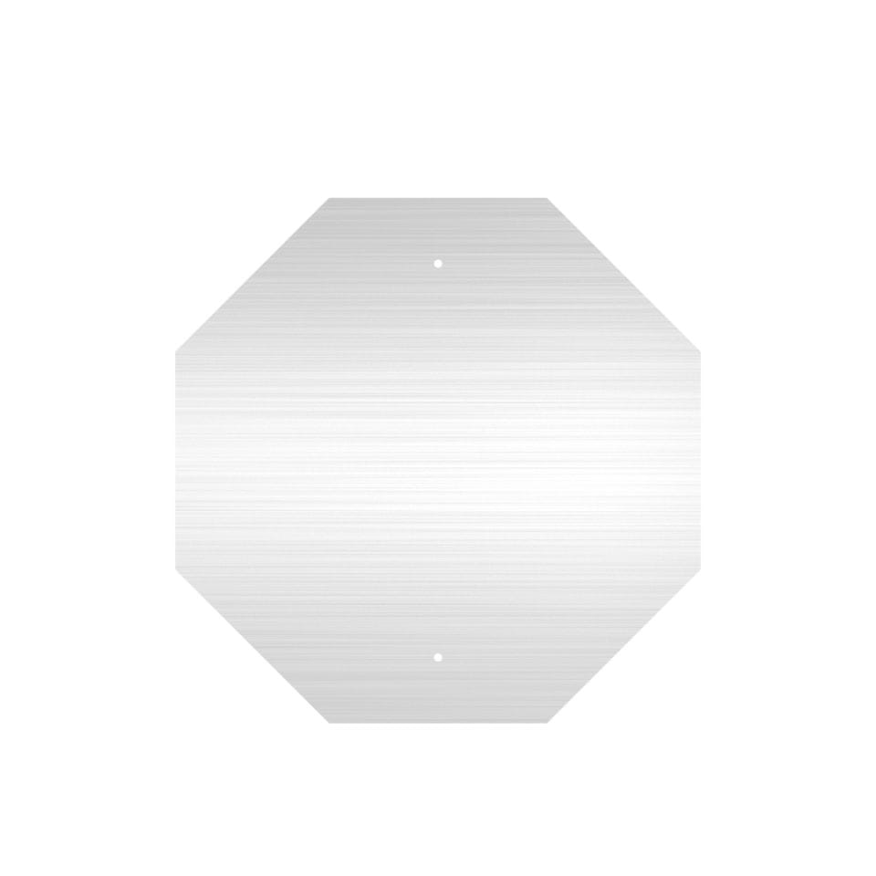 Octagon Aluminum Sign Blank