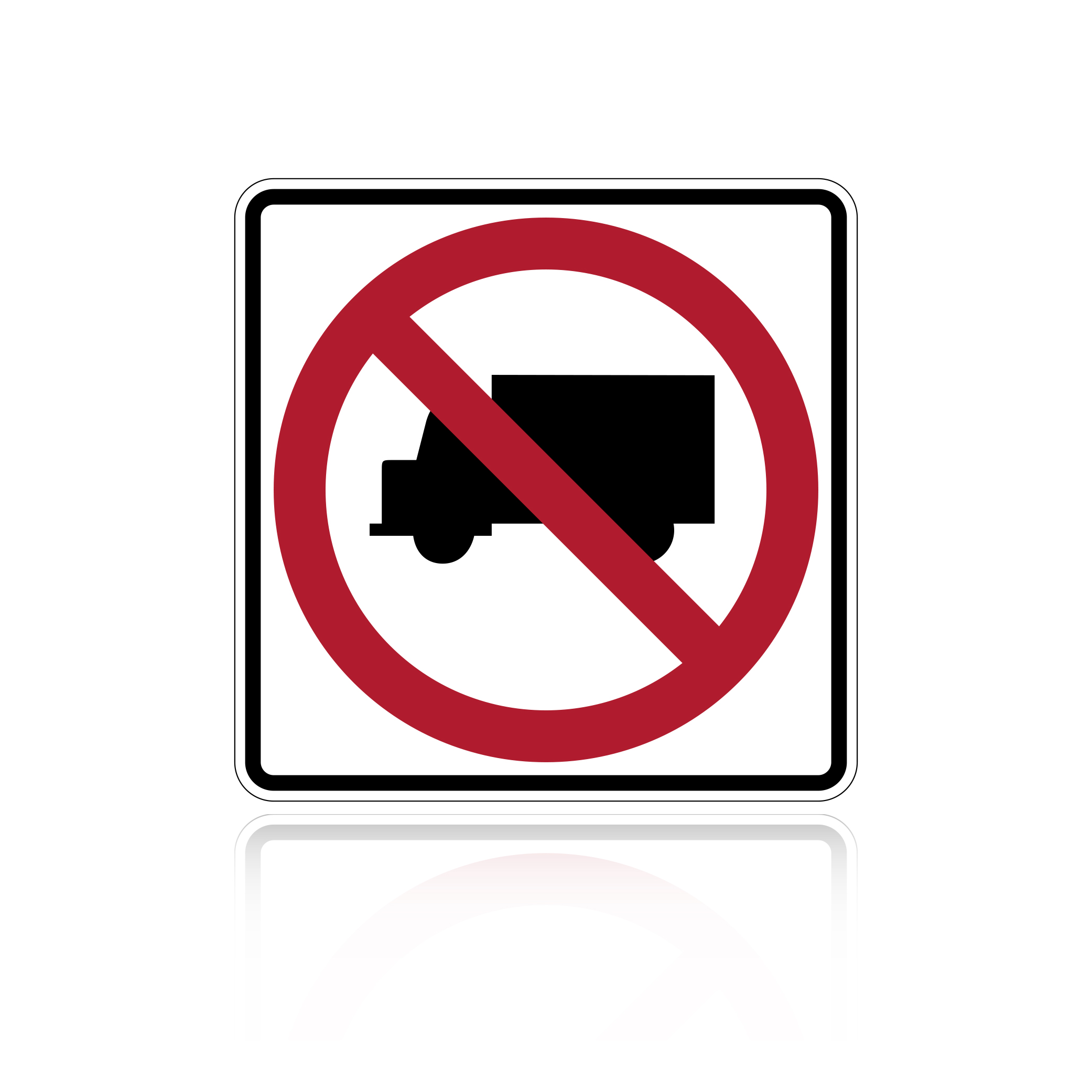 trafficthingz.com: MUTCD R5-2 No Trucks