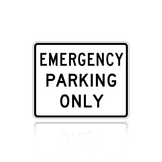 MUTCD R8-4 Emergency Parking Only