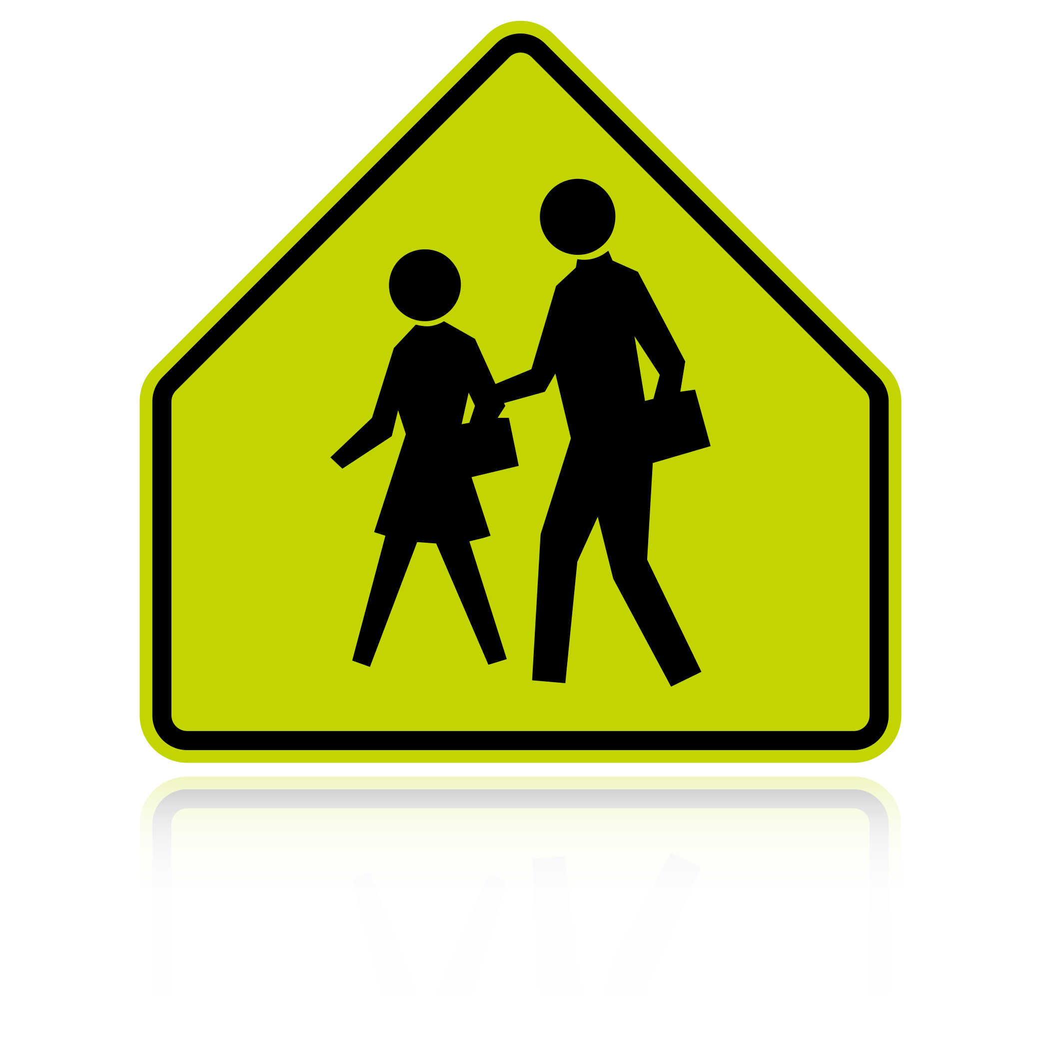 School Crosswalk Sign - MUTCD S1-1 Traffic Safety Sign