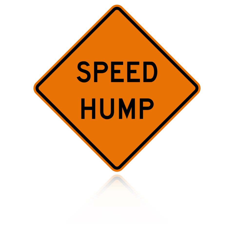 MUTCD W17-1 Speed Hump