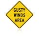 MUTCD W8-21 Gusty Winds Area