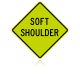 MUTCD W8-4 Soft Shoulder