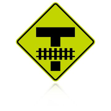 MUTCD W10-11 Railroad Crossing Storage Space