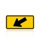 MUTCD W16-7 12"x24" Diagonal Arrow
