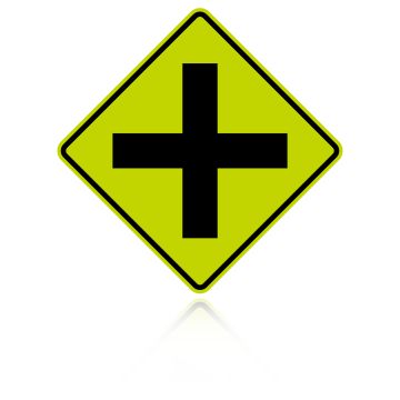 MUTCD W2-1 Crossroad Intersection