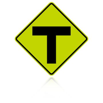 MUTCD W2-4 T- Intersection
