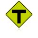 MUTCD W2-4 T- Intersection