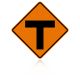 MUTCD W2-4 T- Intersection