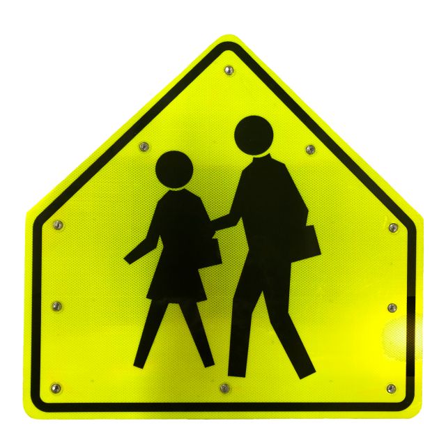 30" LED Flashing School Crossing