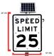25mph Flashing Speed Limit Sign
