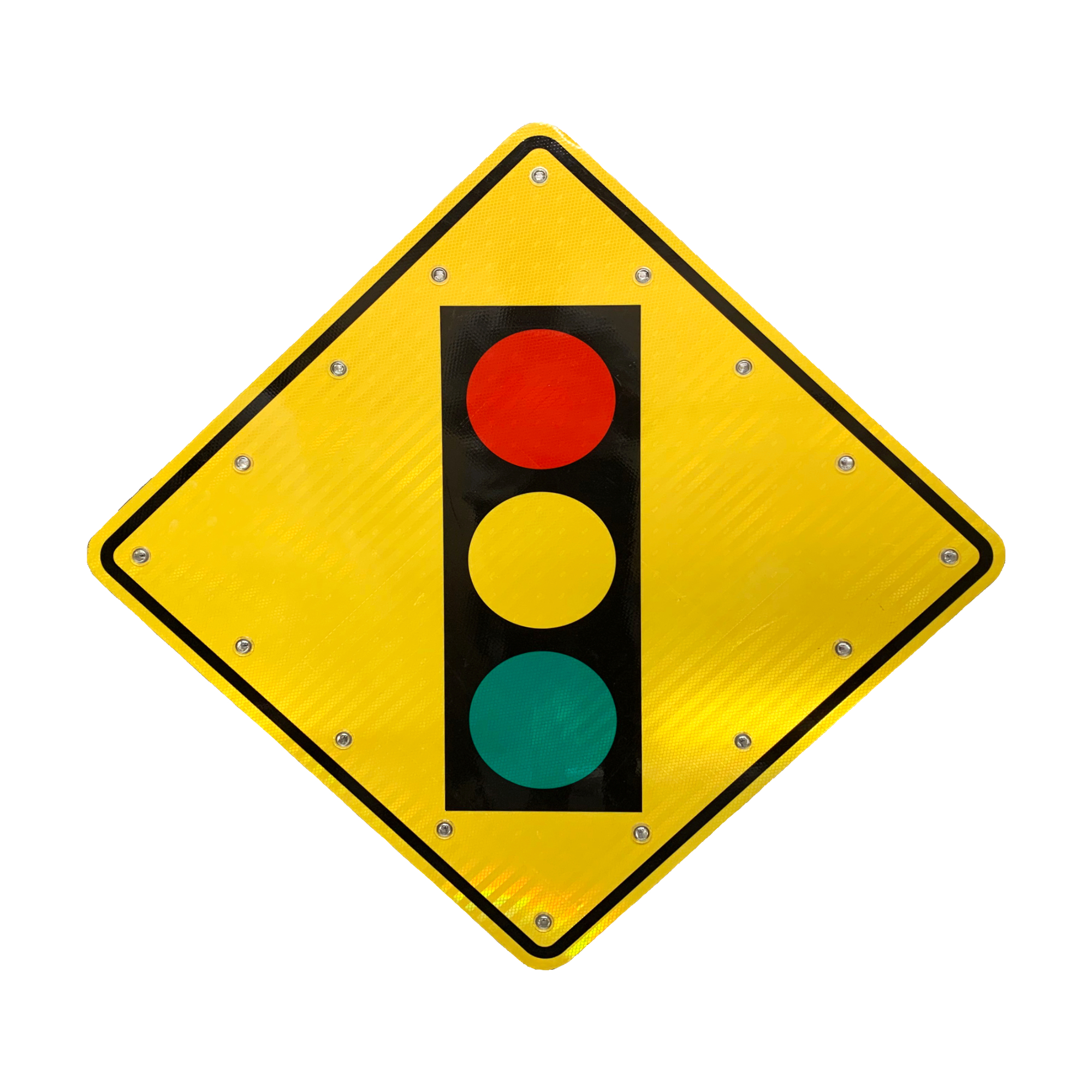 30 Solar Flashing Signal Ahead Sign