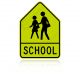 MUTCD SW24-1 School Crossing