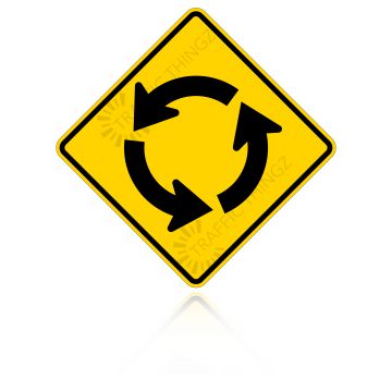 MUTCD W2-6 Roundabout Sign