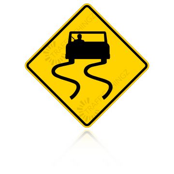 MUTCD W8-5 Slippery When Wet